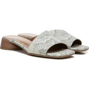 NEW Franco Sarto Leslie Slide Sandal Snake Skin Women's 8
